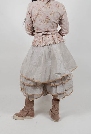 Madeleine Skirt in Organza Sauge