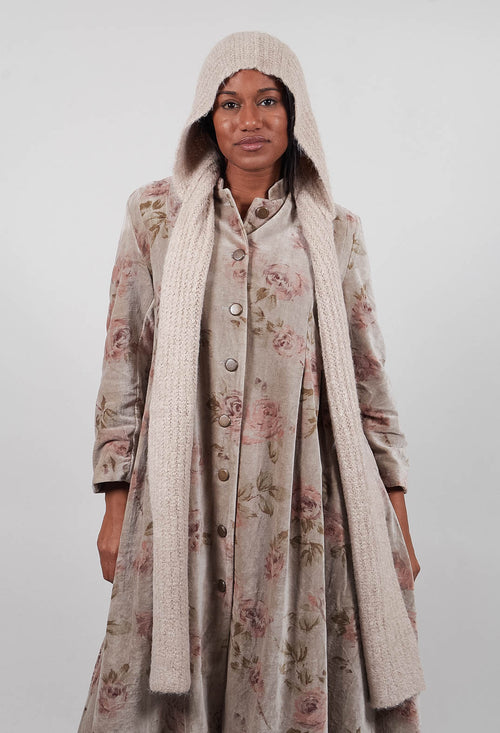 Capuche Scarf in Laine Beige