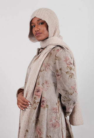 Capuche Scarf in Laine Beige