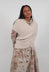 Cache Coeur Scarf Laine Beige