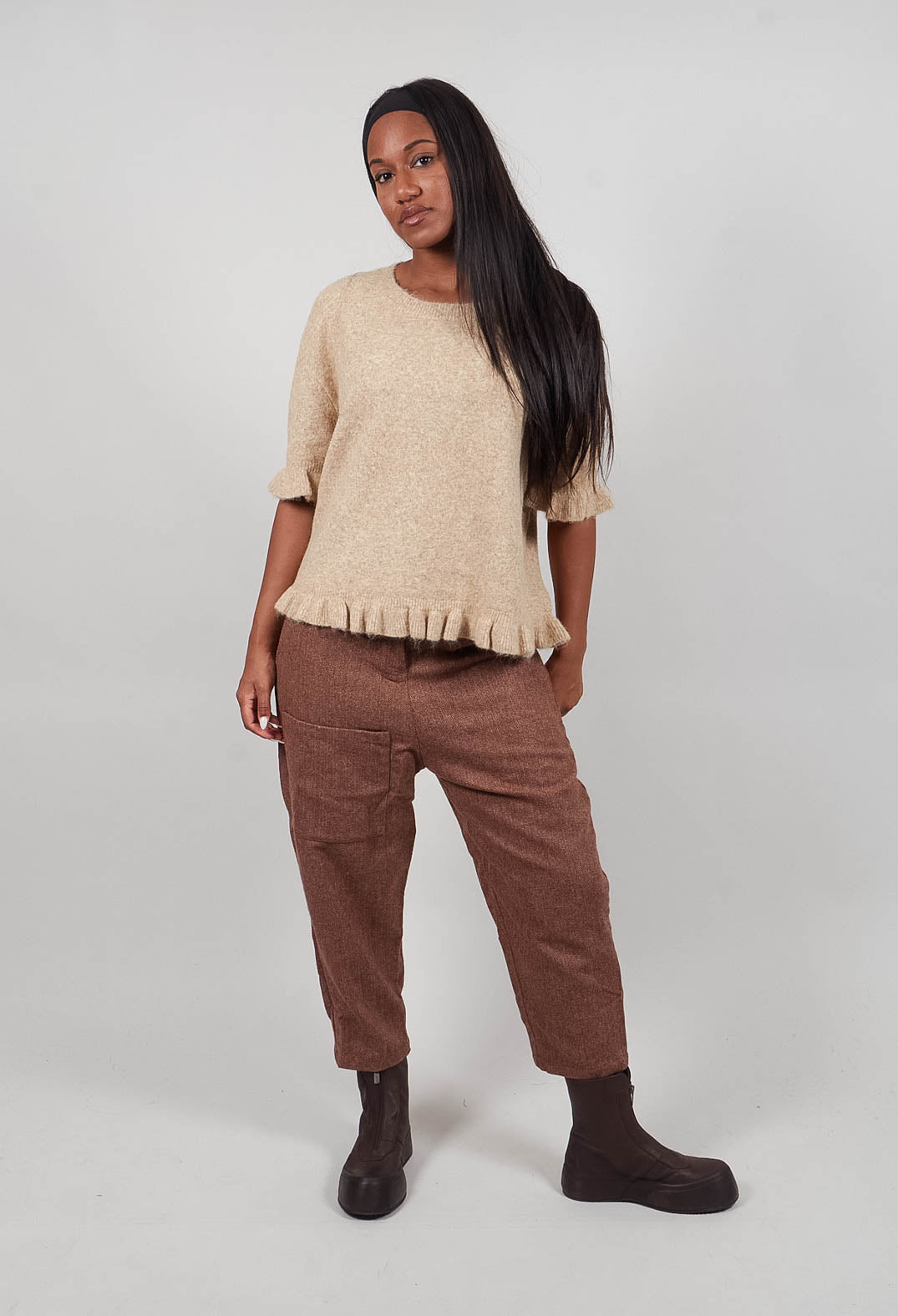 Berthe Pullover in Laine Beige
