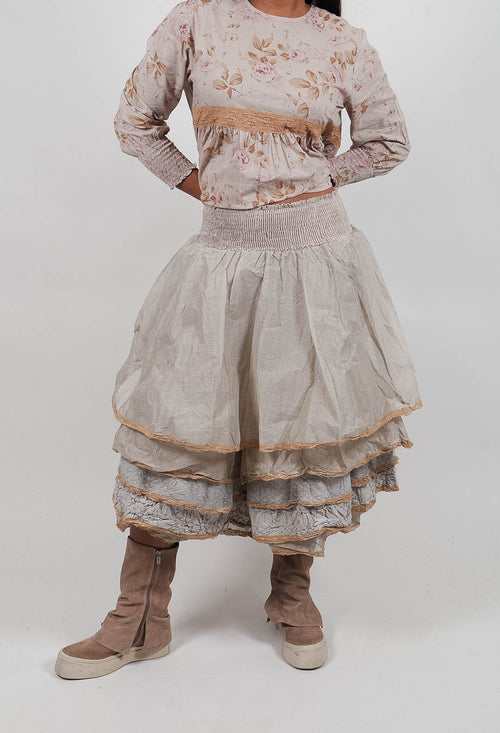 Madou Skirt in Organza Sauge