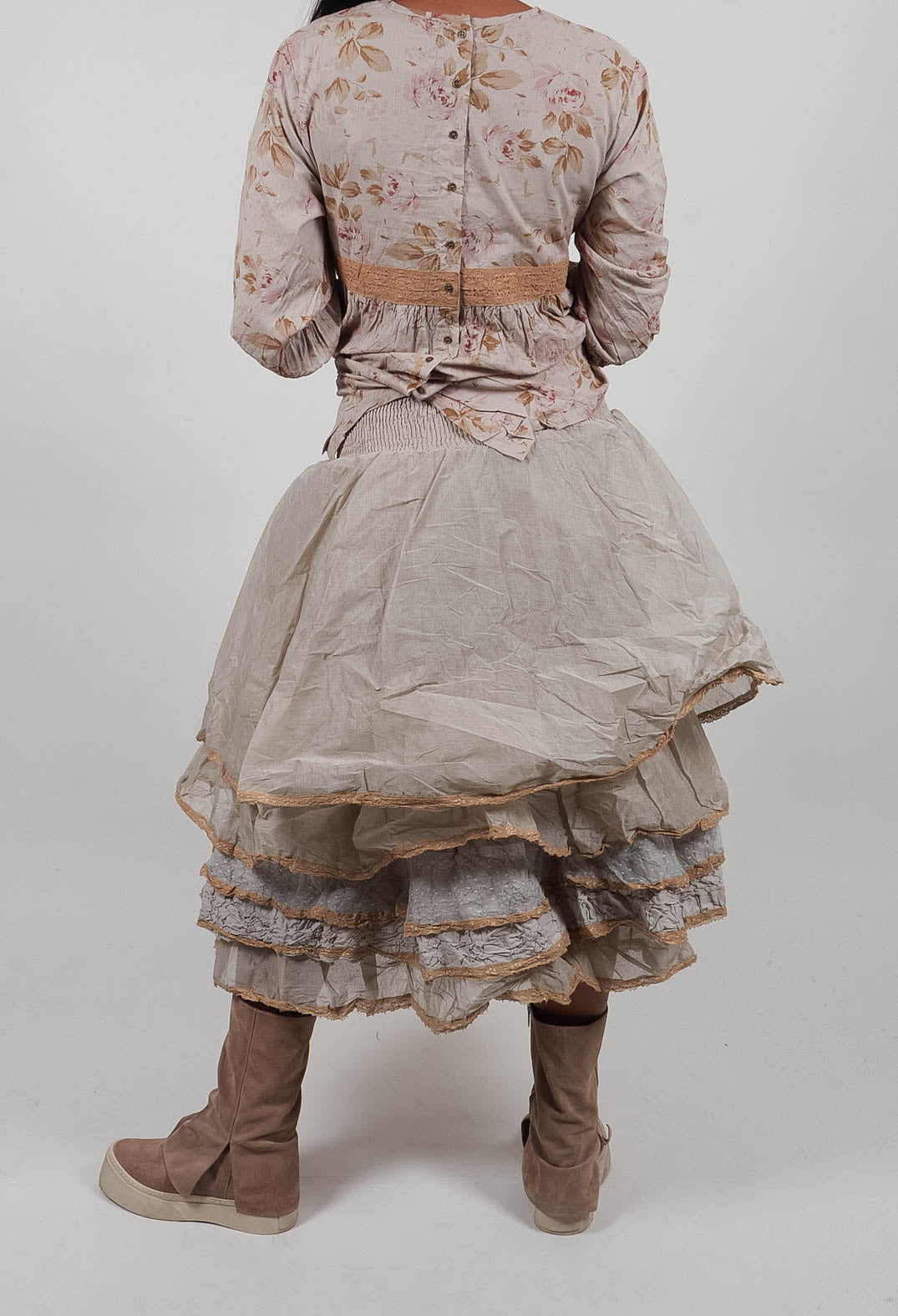 Madou Skirt in Organza Sauge