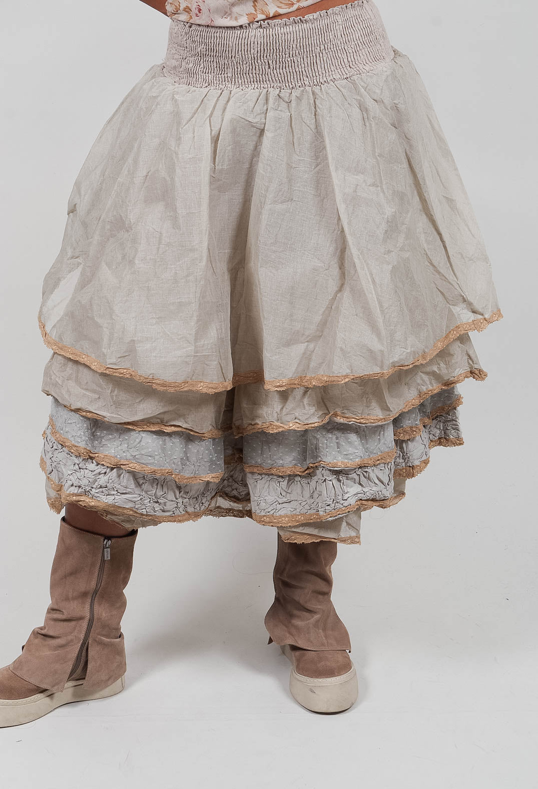 Madou Skirt in Organza Sauge
