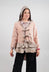 Riri Jacket in Velours Ras Rose