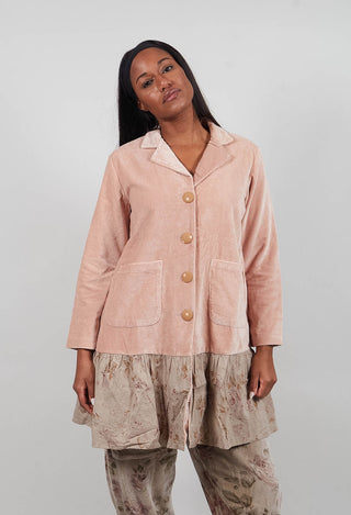Manoa Jacket in Velours Ras Rose