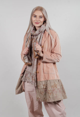 Manoa Jacket in Velours Ras Rose