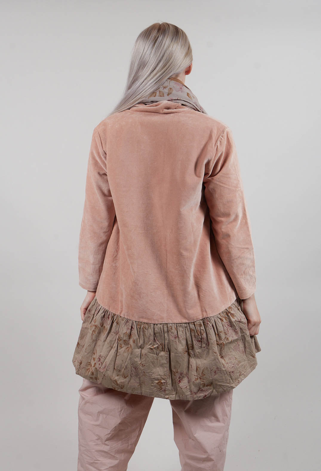 Manoa Jacket in Velours Ras Rose
