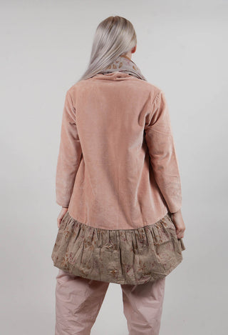 Manoa Jacket in Velours Ras Rose