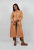 Atea Coat in Pois Rose