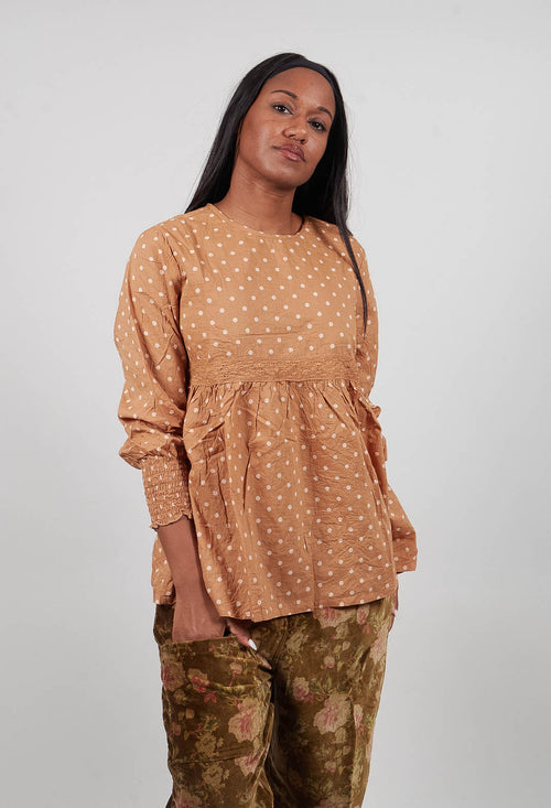 Hina Top in Pois Rose
