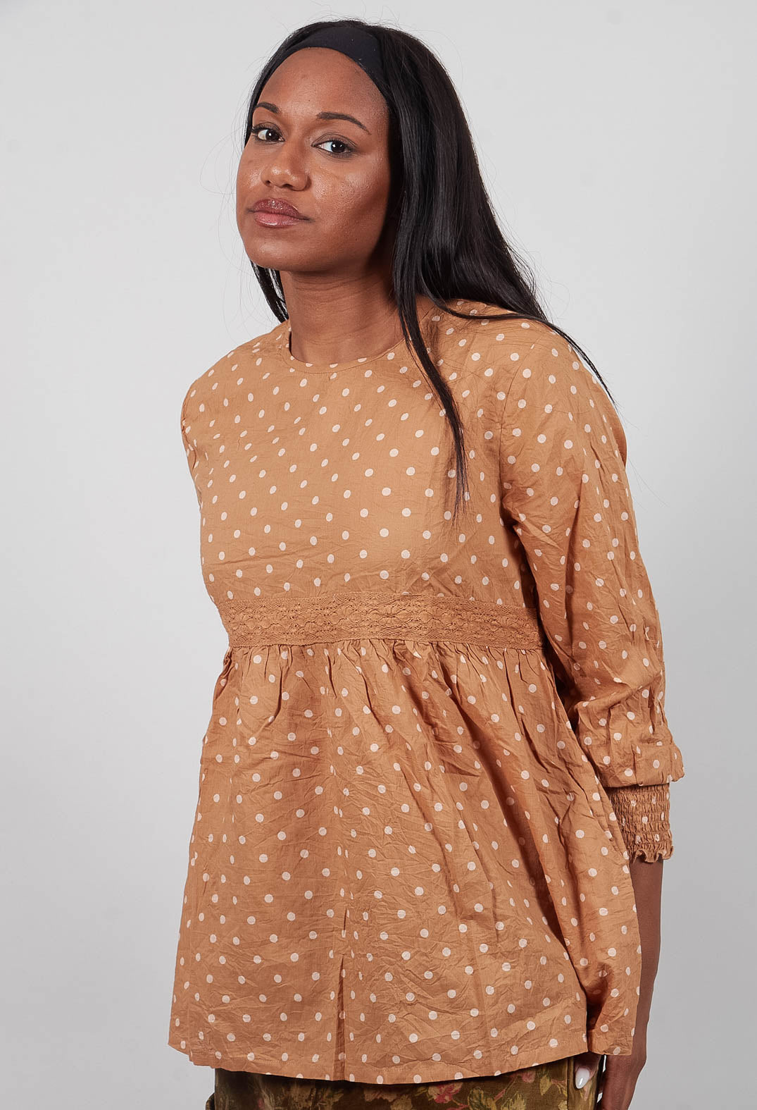 Hina Top in Pois Rose
