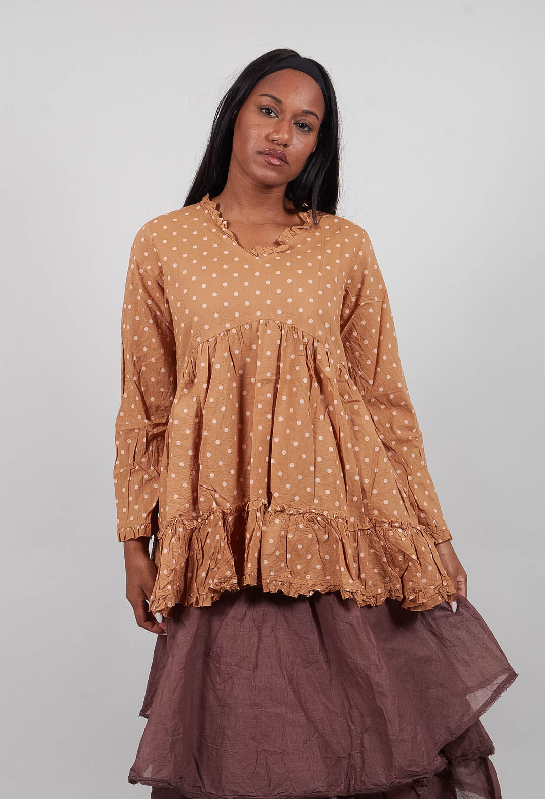 Tavana Tunic in Pois Rose
