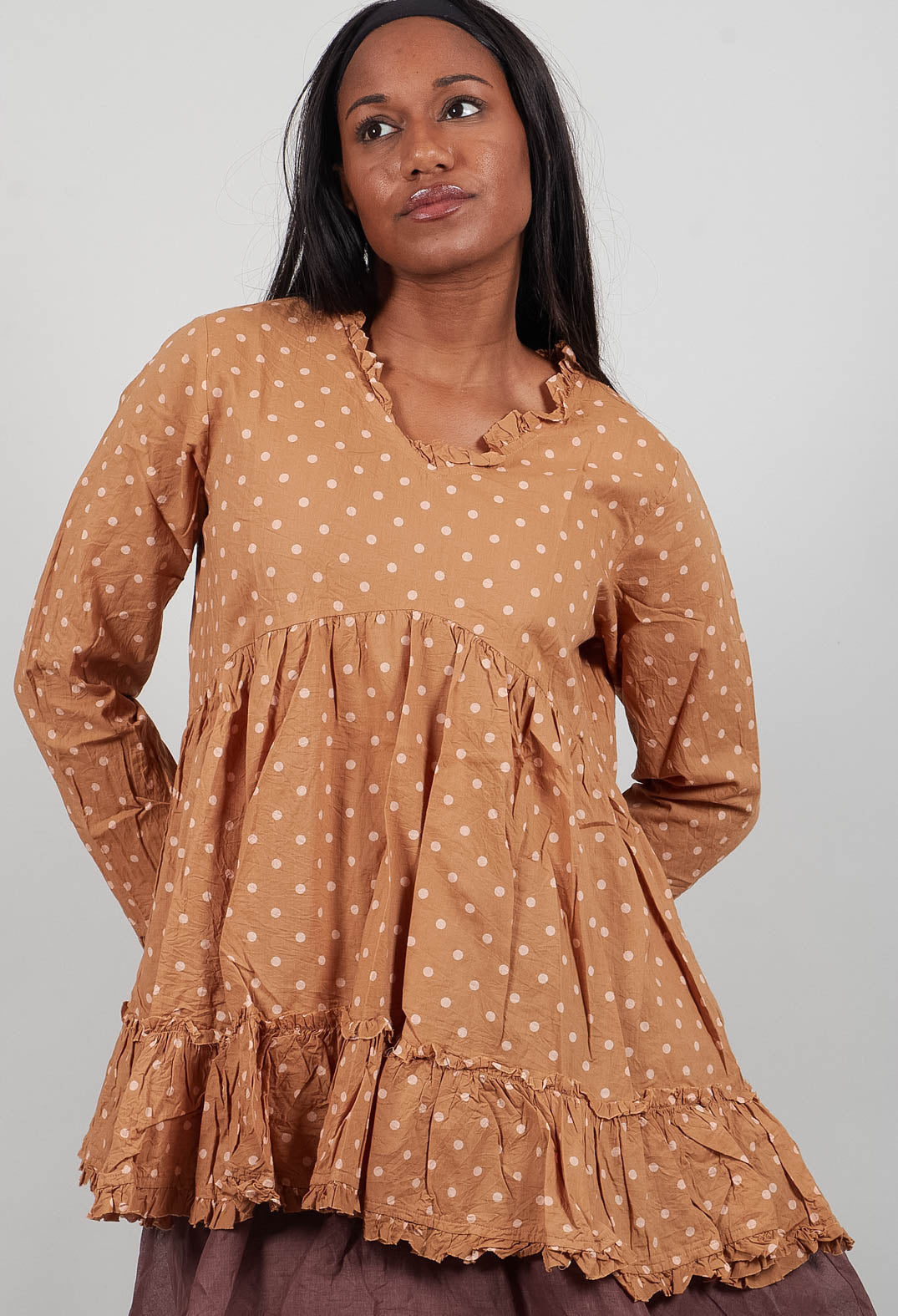 Tavana Tunic in Pois Rose