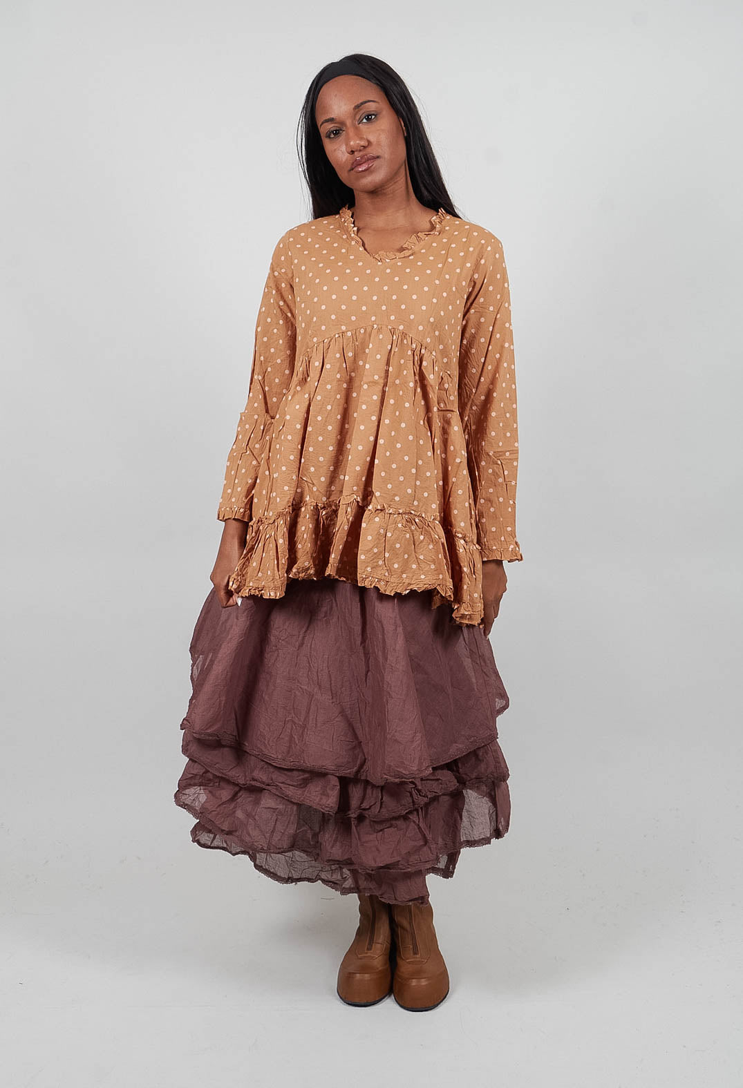 Tavana Tunic in Pois Rose