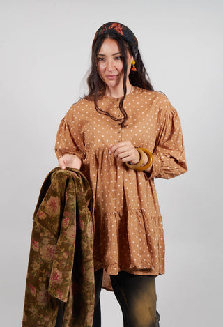 Nana Tunic in Pois Rose