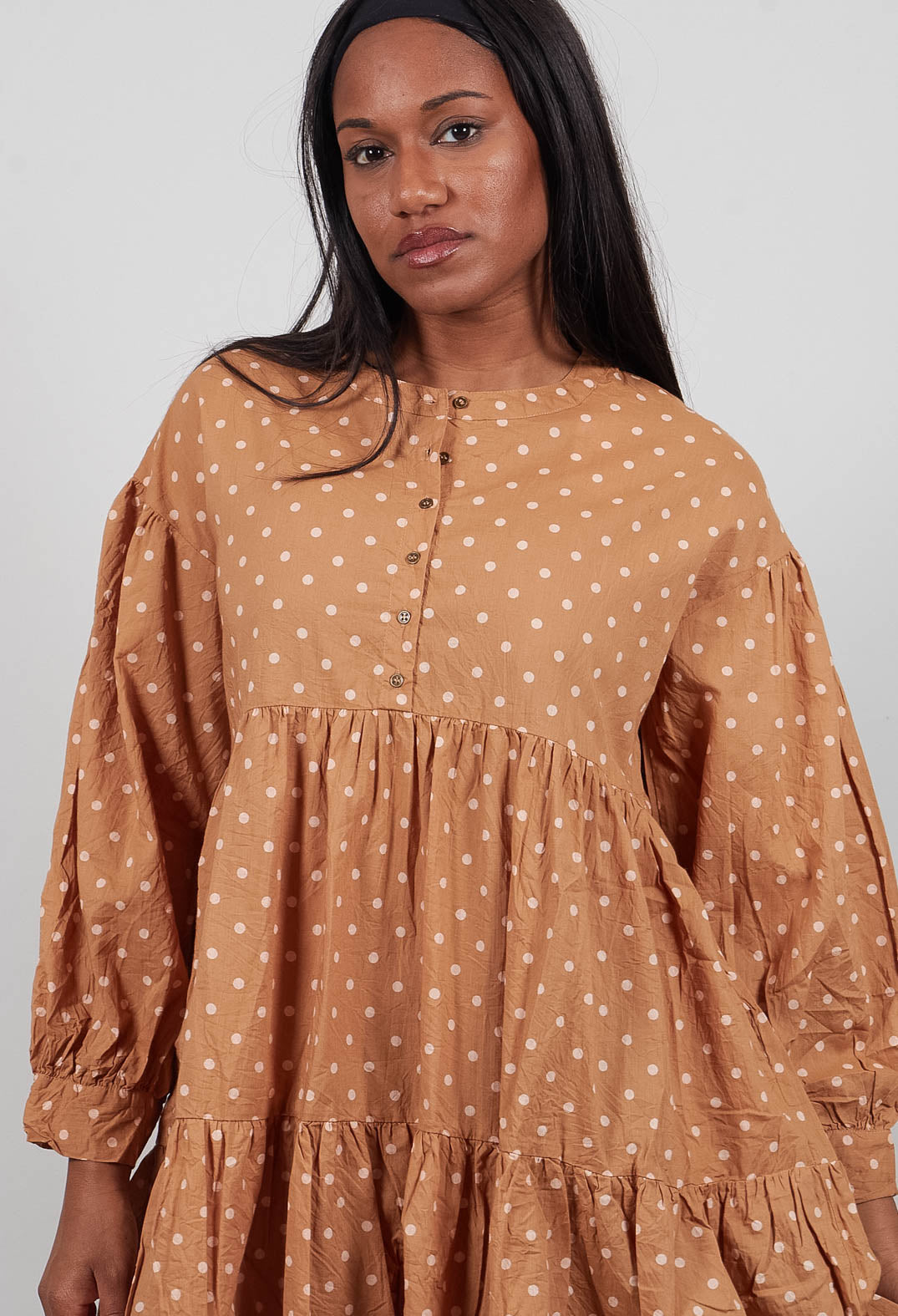 Nana Tunic in Pois Rose