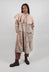 Poeti Coat in Velours Ras Fleurs Sauge