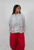 Lilo Collarless Shirt in White