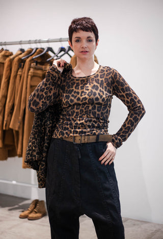 PRE-ORDER - Long Sleeve Top in Leo Black Cloud (Pictured in Leo Cloud) - 1140502