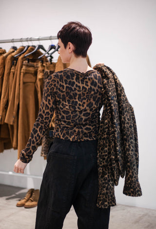 PRE-ORDER - Long Sleeve Top in Leo Black Cloud (Pictured in Leo Cloud) - 1140502