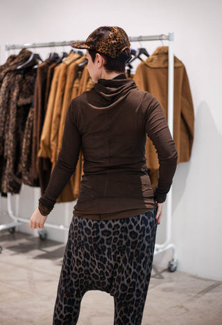 PRE-ORDER - High Neck Longline Top in Umbra Cloud - 1140514