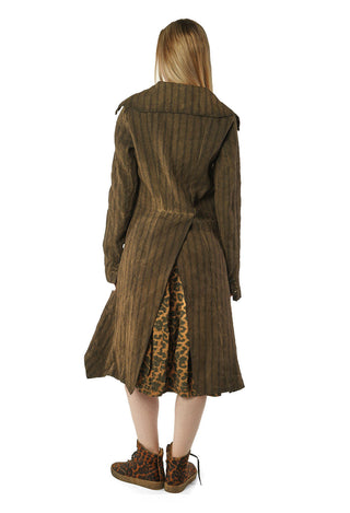 PRE-ORDER - Button Up Coat in Purple Cloud (Pictured in Umbra Cloud) - 1171207