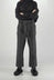PRE-ORDER - Straight Leg Trousers with Belt in Black (Pictured in Swamp Mel) - 1190104