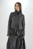 PRE-ORDER - Tailored Jacket with Drawstring Pockets in Black (Pictured in Swamp Mel) - 1191105