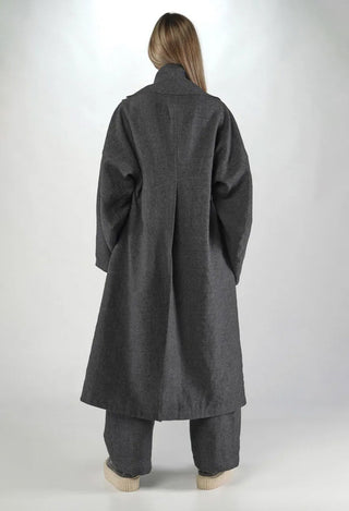 PRE-ORDER - Oversized Longline Coat in Swamp Mel - 1191207