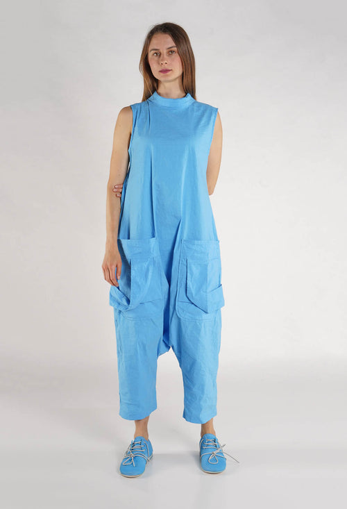 PRE-ORDER - High Neck Jumpsuit in Ice - 1241308