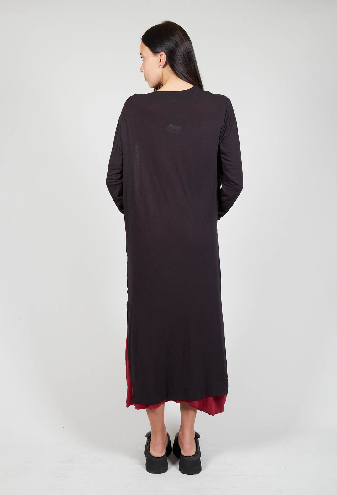 Sheer Maxi Cardigan in Black – Olivia May