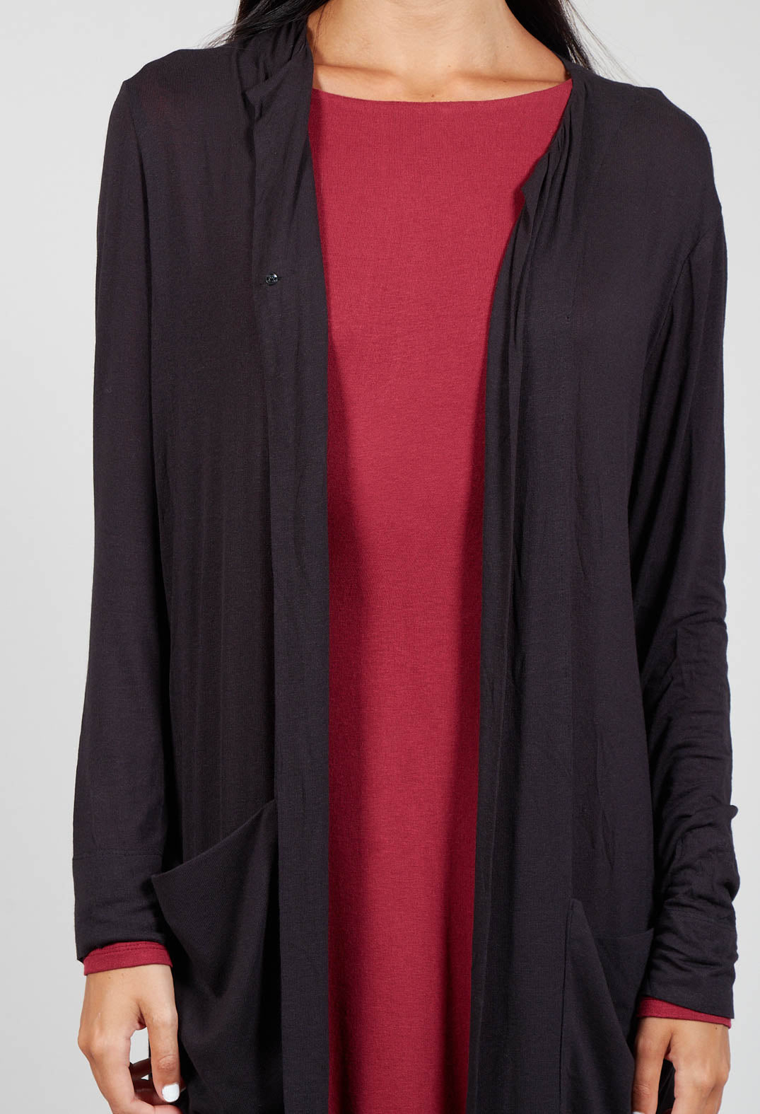 Women's Long Boho Cardigan | Open Front Striped Knit Sweater | Long Sleeve Coat Outwear