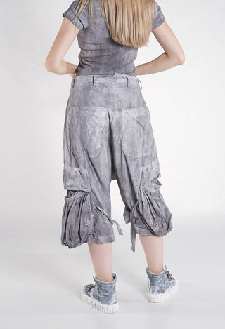 PRE-ORDER - Pocket Trousers in Black Gloss - 2600127 (Pictured in Amber Fog)