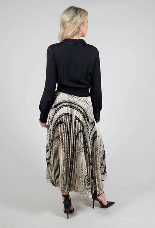 Shirtwaister Dress in Stone