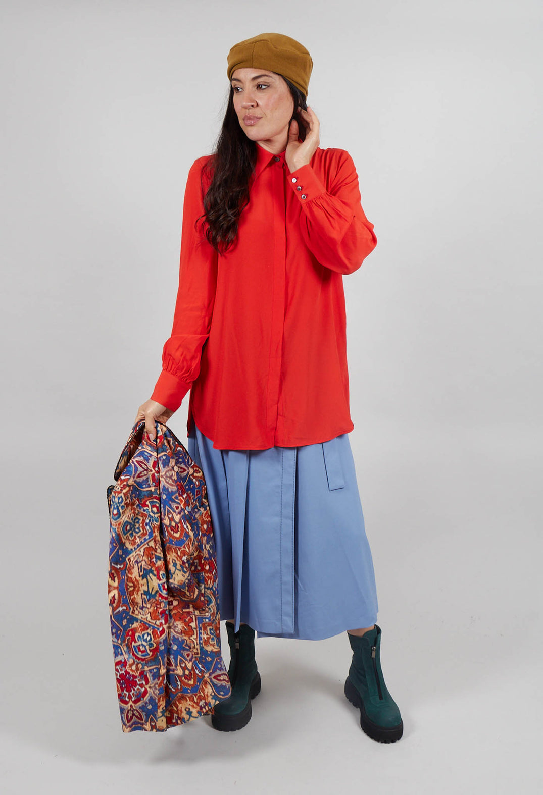 Tailored Shirt in Orange
