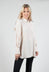Tailored Shirt with Contrast Piping  in Stone
