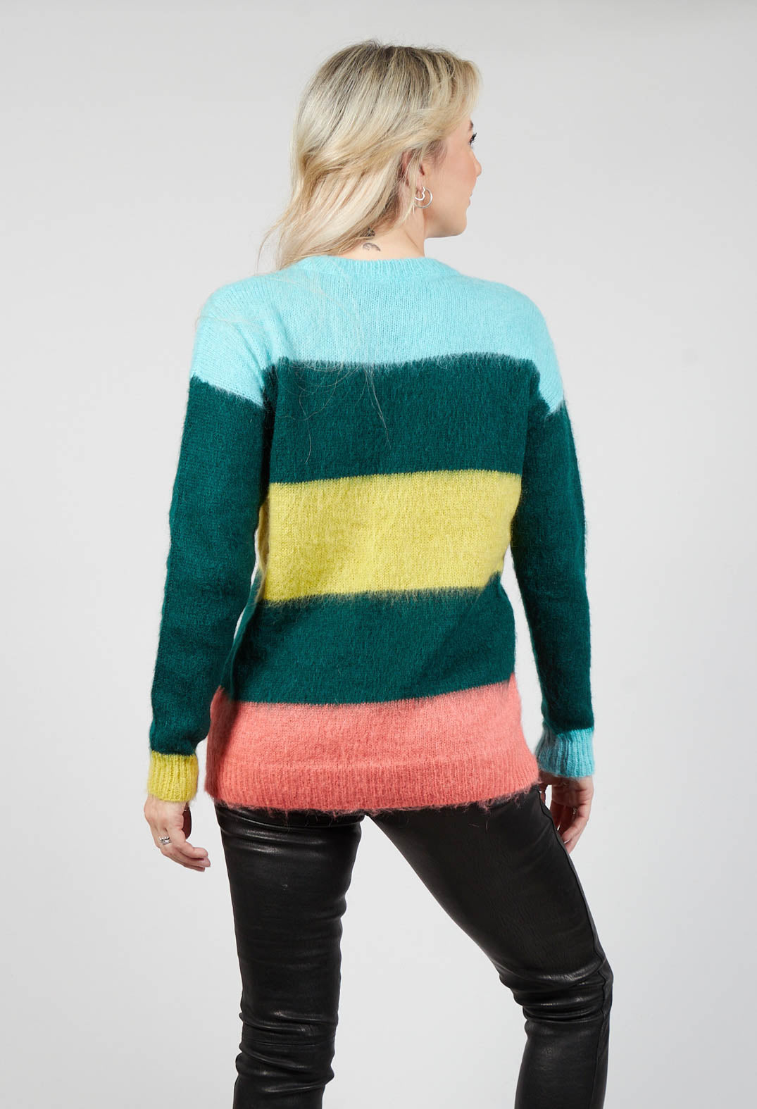 Striped Jumper in Green