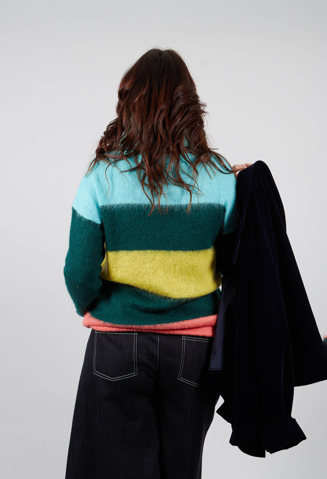 Striped Jumper in Green