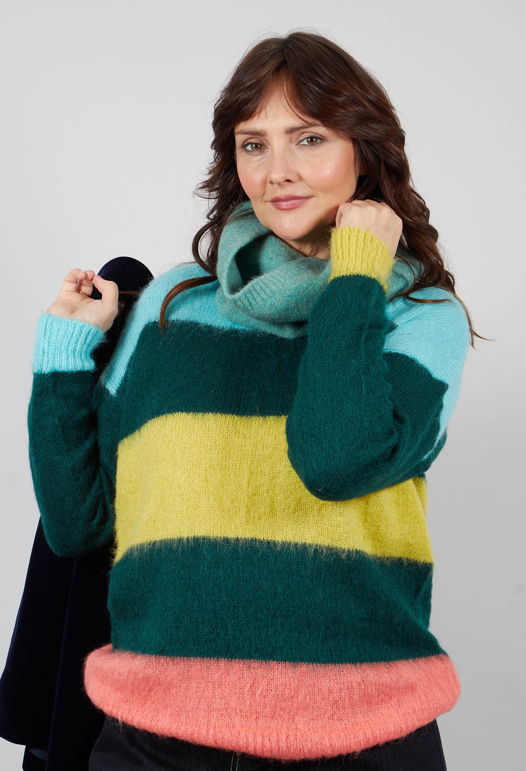 Striped Jumper in Green