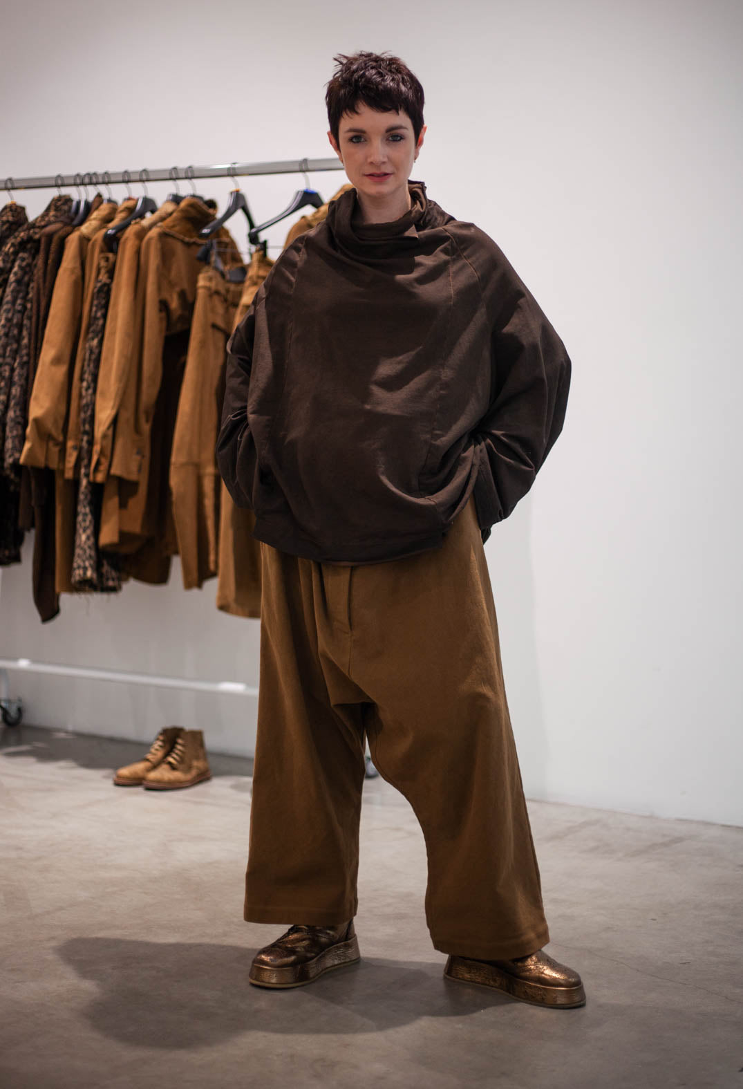 PRE-ORDER - Oversized Top in Purple Cloud (Pictured in Umbra Cloud) - 1280505
