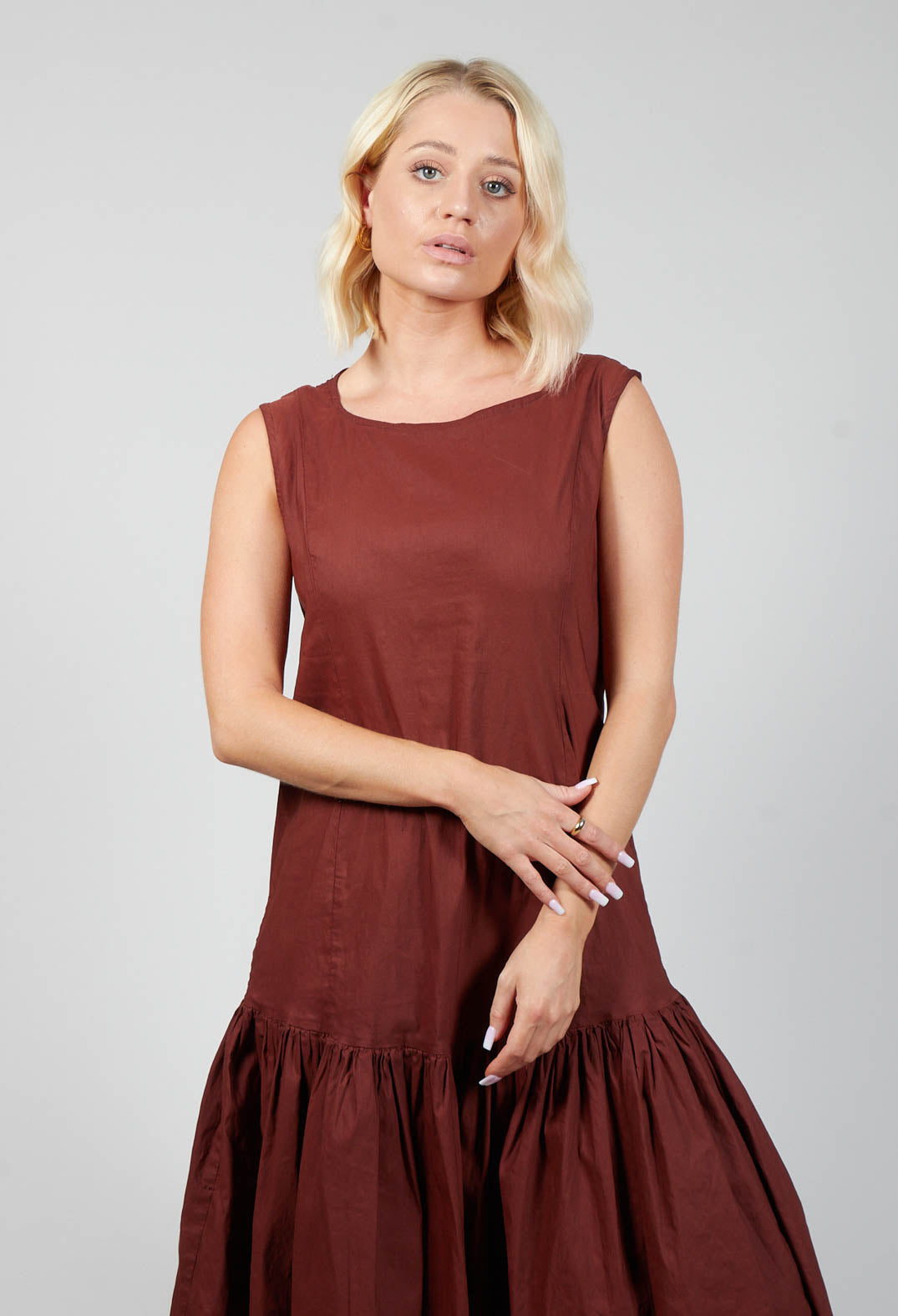 Smock Dress in Maple