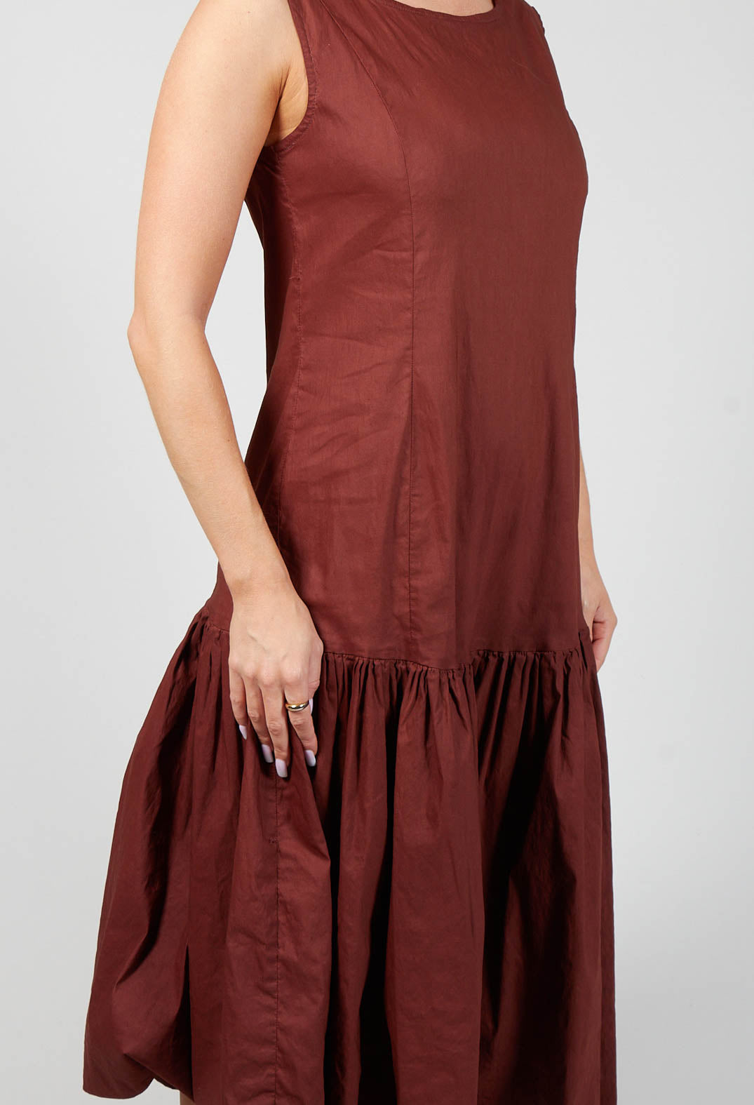 Smock Dress in Maple