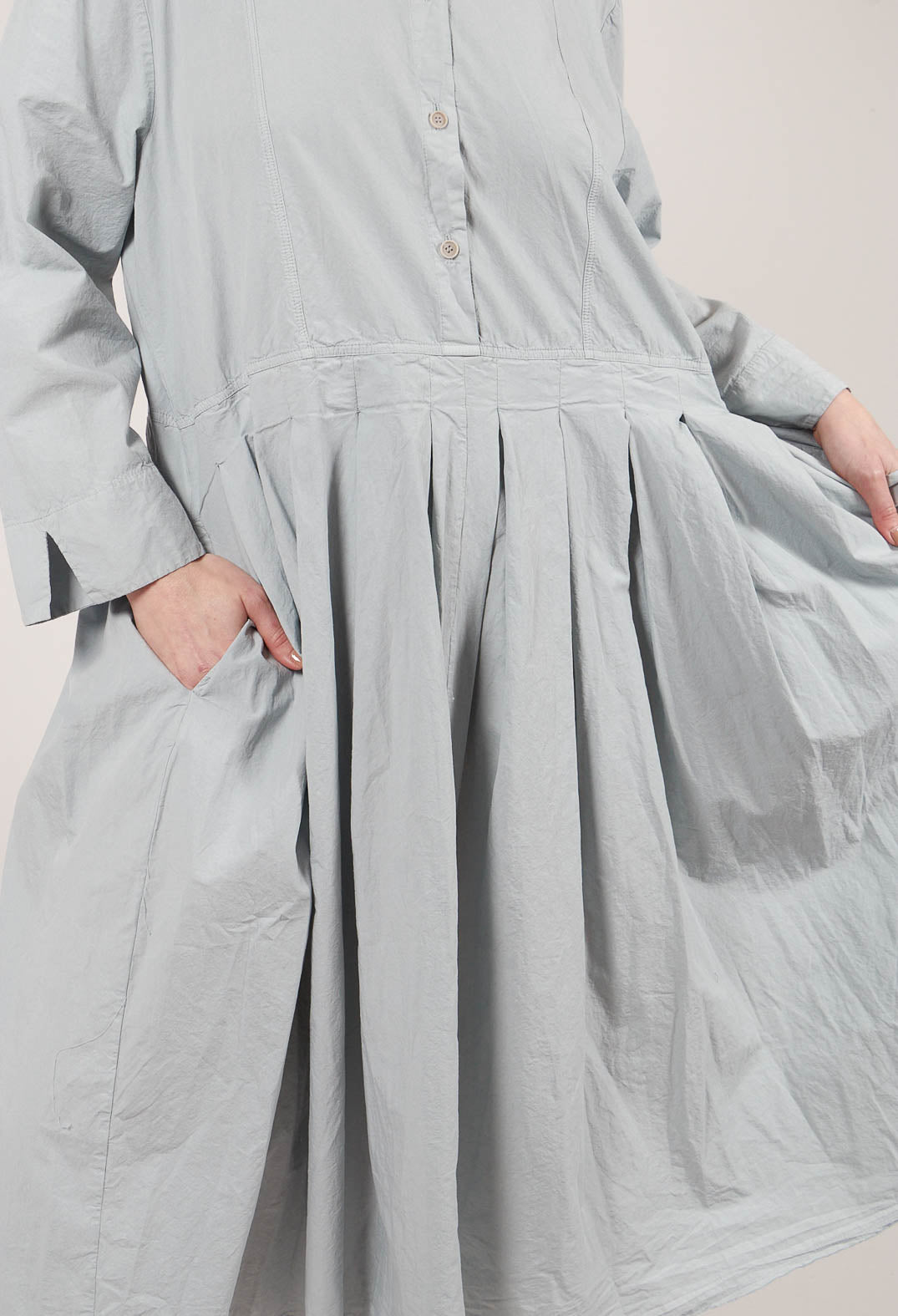 Shirt Dress in Ghiaccio