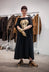 PRE-ORDER - Oversized Jersey Dress with Motif in Purple Print (Pictured in Black Print) - 1300909