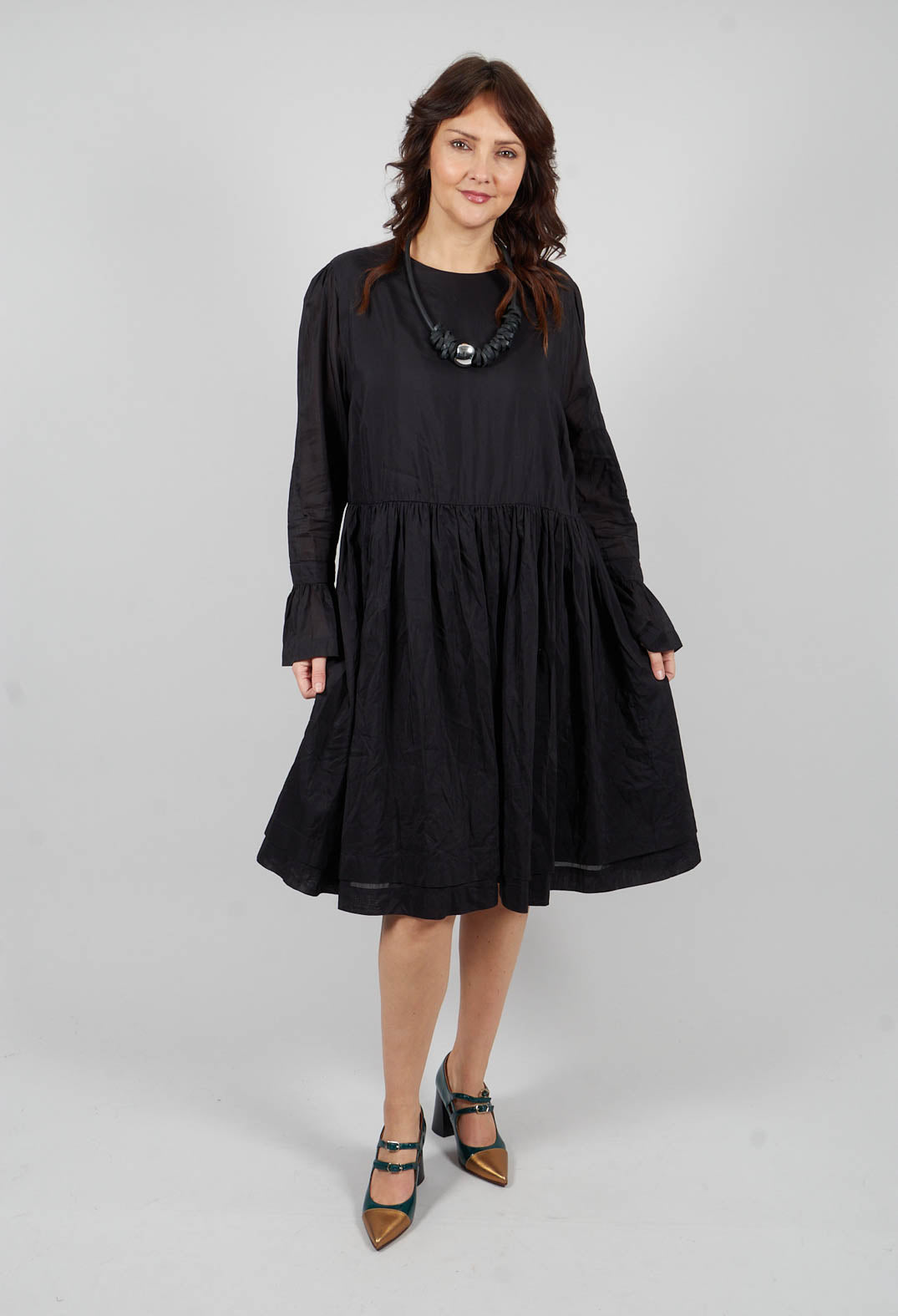Smock Dress in Black
