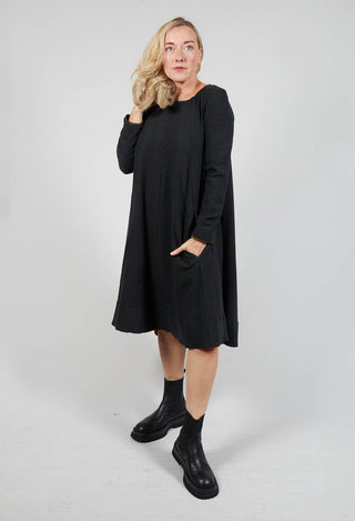 A Line Dress in Anthracite