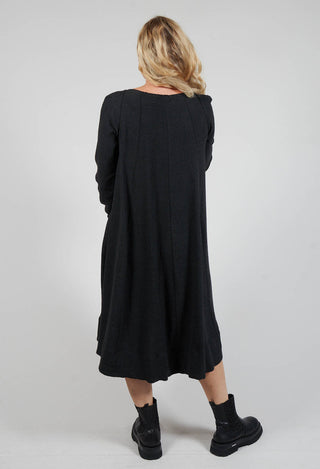 A Line Dress in Anthracite