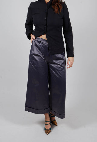 Wide Leg Culottes in Lila