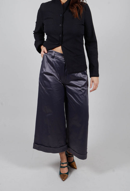 Wide Leg Culottes in Lila